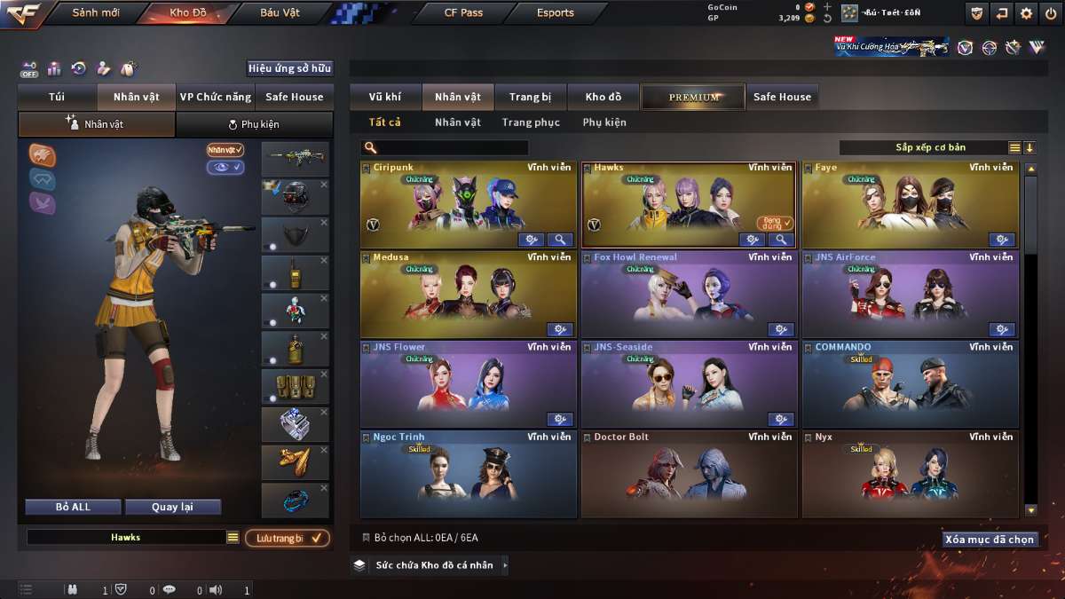 shop acc cf uy tin gia re